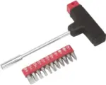 Hornbach T-Griff Schraubenzieher 12-tlg inkl. Bitset