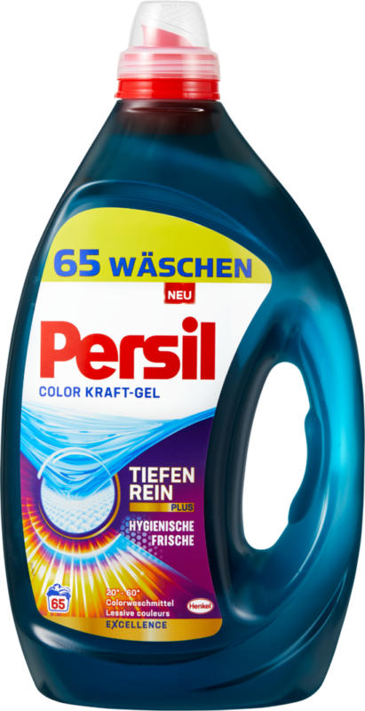 Persil Waschmittel Kraft-Gel Color, 65 Waschgänge, 3,25 Liter