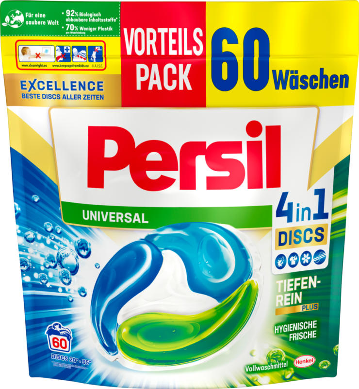 Persil Waschmittel Discs Universal, 60 Stück