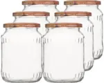 Hornbach Einmachglas, Konservenglas inkl. Twist Off Verschluss Obst 720 ml 6 Stk.