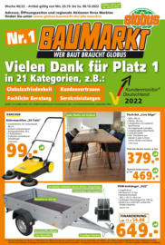 Globus Baumarkt: Wochenangebote