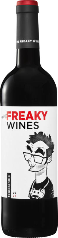 Freaky Wines Tempranillo Vino de la Tierra de Castilla, 2021, Kastilien-La Mancha, Spanien, 75 cl