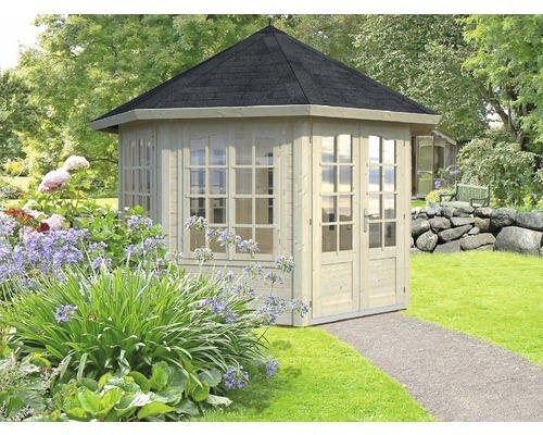 Pavillon Veronica 7 Ø 337 cm natur