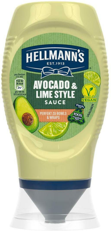 Hellmann s Vegan Avocado Lime Style Sauce Online Von BILLA PLUS 