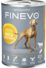 Hornbach Hundefutter nass FINEVO Active Dog Rind mit Süßkartoffel 800 g