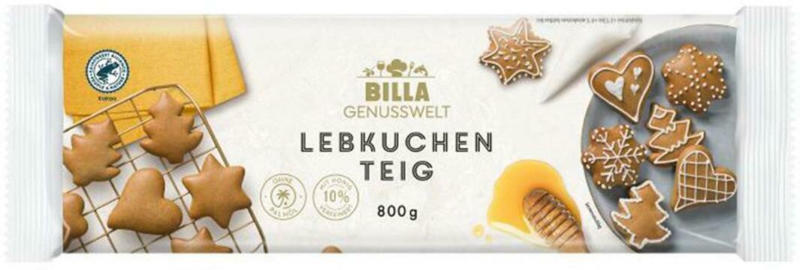 BILLA Genusswelt Lebkuchenteig