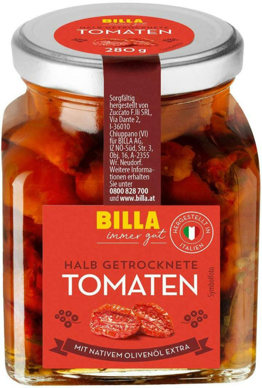 BILLA Halb Getrocknete Tomaten