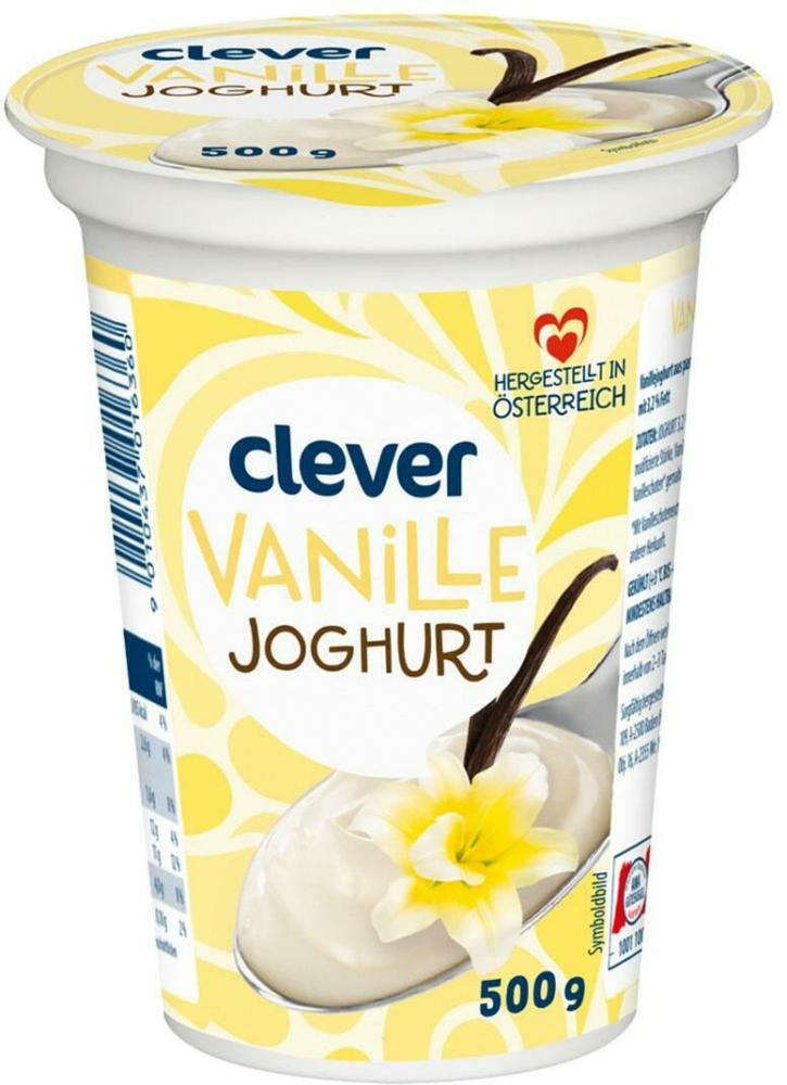 Clever Joghurt Vanille ️ Online von BILLA - wogibtswas.at