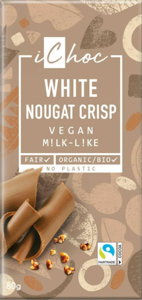 iChoc Schokolade 'White Nougat Crisp'