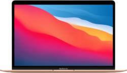 Apple MacBook Air 13 Zoll, M1 Chip 8-Core und 7-Core GPU, 8GB RAM, 256GB SSD, Gold (MGND3D/A); Notebook
