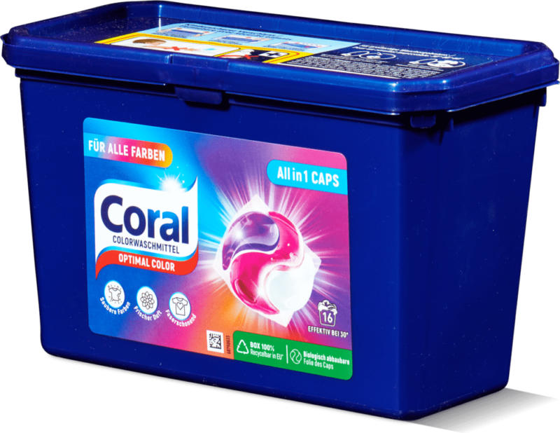 Coral All-in-1 Caps Color