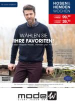 Mode W Karl Wessels GmbH & Co. KG Mode W - Herren Hosen + Hemdenwochen - bis 23.11.2022