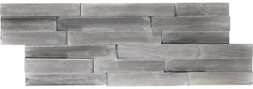 Holz Verblendstein Rebel of Styles UltraWood Yakisugi Silver 18,0x49,5 cm grau