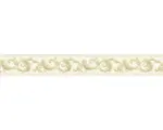 Hornbach Selbstklebende PVC-Bordüre A.S. Creation Ornament creme-gold 5 m x 8 cm