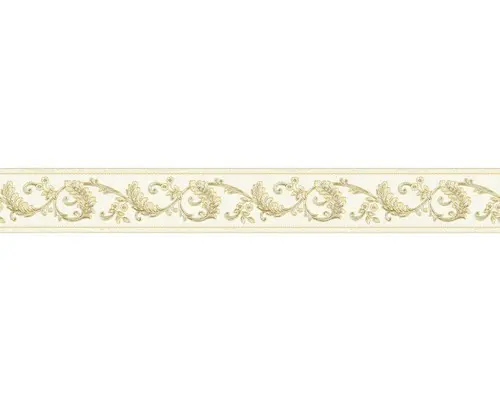 Selbstklebende PVC-Bordüre A.S. Creation Ornament creme-gold 5 m x 8 cm