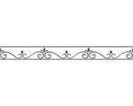 Hornbach Selbstklebende PVC-Bordüre A.S. Creation Only Borders Linien-Ornament weiß-schwarz 5 m x 5 cm
