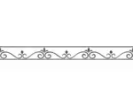 Hornbach Selbstklebende PVC-Bordüre A.S. Creation Only Borders Linien-Ornament weiß-schwarz 5 m x 5 cm