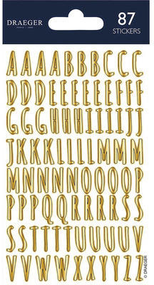 Ministicker Kids Gold Alphabet 87-tlg.