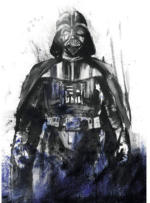 Hornbach Fototapete Vlies Into Adventure Star Wars Watercolor Vader 4-tlg. 200 x 280 cm