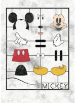 Hornbach Fototapete Vlies Into Adventure Mickey Kit 4-tlg. 200 x 280 cm