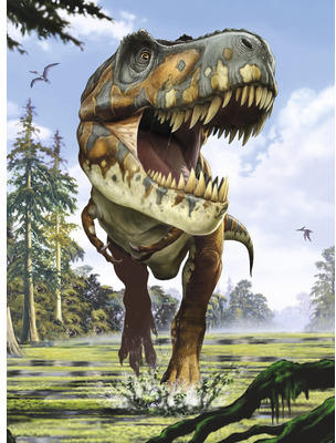 Fototapete Vlies Into Adventure Tyrannosaurus Rex 2-tlg. 184 x 248 cm