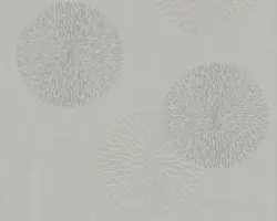 Vliestapete 93792-1 Kreismotive 1 grau