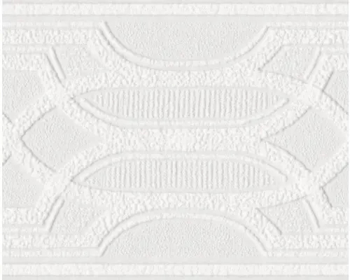 Vlies-Bordüre Marburg Patent Decor Grafisch weiß 10,05 m x 13 cm