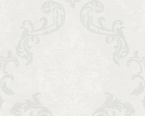 Vliestapete Memory grau Ornament Glitter