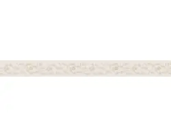 Selbstklebende PVC-Bordüre A.S. Creation Blumenranke Satin beige 5 m x 5 cm