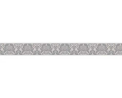 Selbstklebende PVC-Bordüre A.S. Creation Ornament grau-anthrazit 5 m x 5 cm