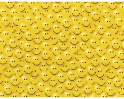 Wassertransferdruck Folie Smileys gelb CD-12-ZM 50x100 cm