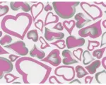 Hornbach Wassertransferdruck Folie Herz-Muster CD-260 50x100 cm