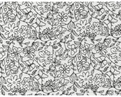 Wassertransferdruck Folie Blumen CD-13-4 50x100 cm