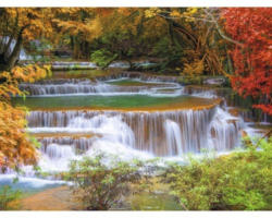 Fototapete Papier 97374 Waterfall in Rain Forest 7-tlg. 350 x 260 cm