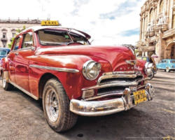 Fototapete Vlies 18407 Old Cuba Car 7-tlg. 350 x 260 cm