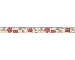 Selbstklebende PVC-Bordüre A.S. Creation Only Borders 8 Blüten rot 5 m x 5,3 cm