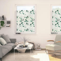 LICHTBLICK Fensterfolie Blätter grün B/L: ca. 100x130 cm