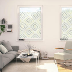 LICHTBLICK Fensterfolie Grafik beige B/L: ca. 50x50 cm
