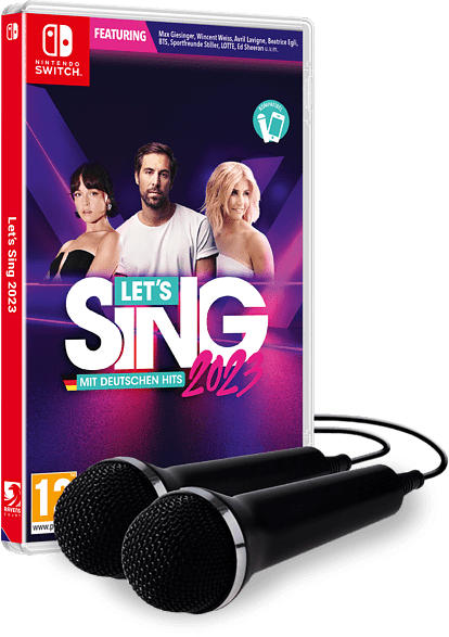 Let's Sing 2023 German Version (+ 2 Mics) - [Nintendo Switch]