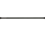 Hornbach Duschvorhangstange Spirella Kreta 75-125 cm schwarz matt