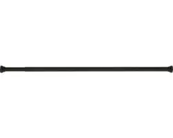 Duschvorhangstange Spirella Kreta 75-125 cm schwarz matt