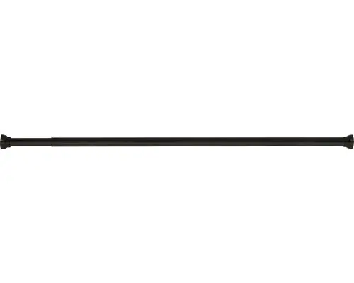 Duschvorhangstange Spirella Kreta 75-125 cm schwarz matt