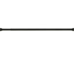 Hornbach Duschvorhangstange Spirella Kreta 125-220 cm schwarz matt