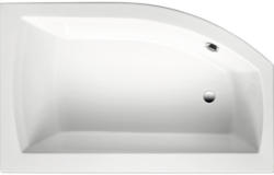 Raumsparbadewanne Ottofond Ebony Modell A 989301 170x98 cm weiß