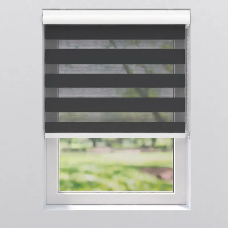 Duorollo Schwarz 200/175 cm