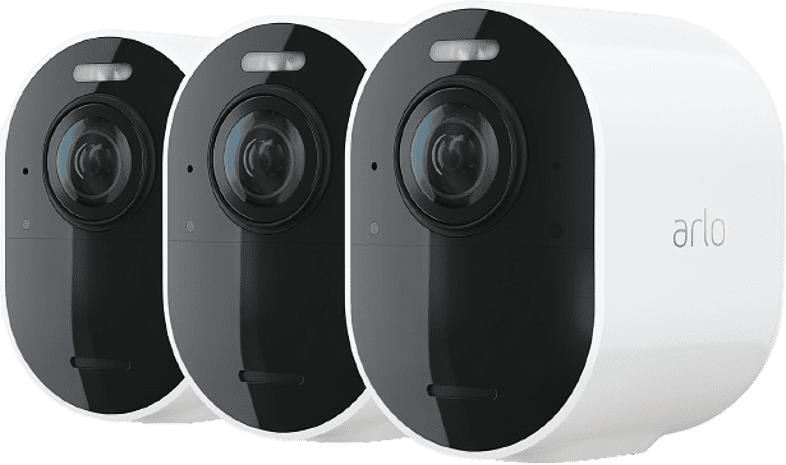 Arlo Überwachungskamera Arlo Ultra V2, 3er Set: 3x Kamera + 1x SmartHub, 4K UHD, Kabellos
