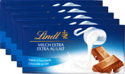 Lindt Tafelschokolade Milch Extra, 5 x 100 g