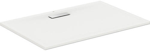 Extraflache Rechteck-Duschwanne Ideal Standard Ultra Flat New 120x80x2,5 cm seidenweiß matt