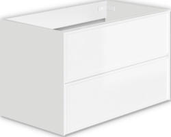 Waschbeckenunterschrank Allibert Finn 48x80x46 cm ohne Waschbecken weiß glänzend