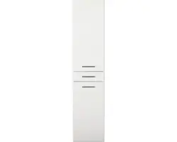 Hochschrank Marlin 3400 Basic 178,7x40x34,8 cm weiß glänzend/weiß matt